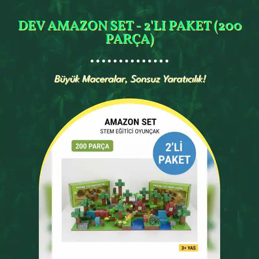 Dev Amazon Set - 2'li Paket (200 Parça) by@Outfy