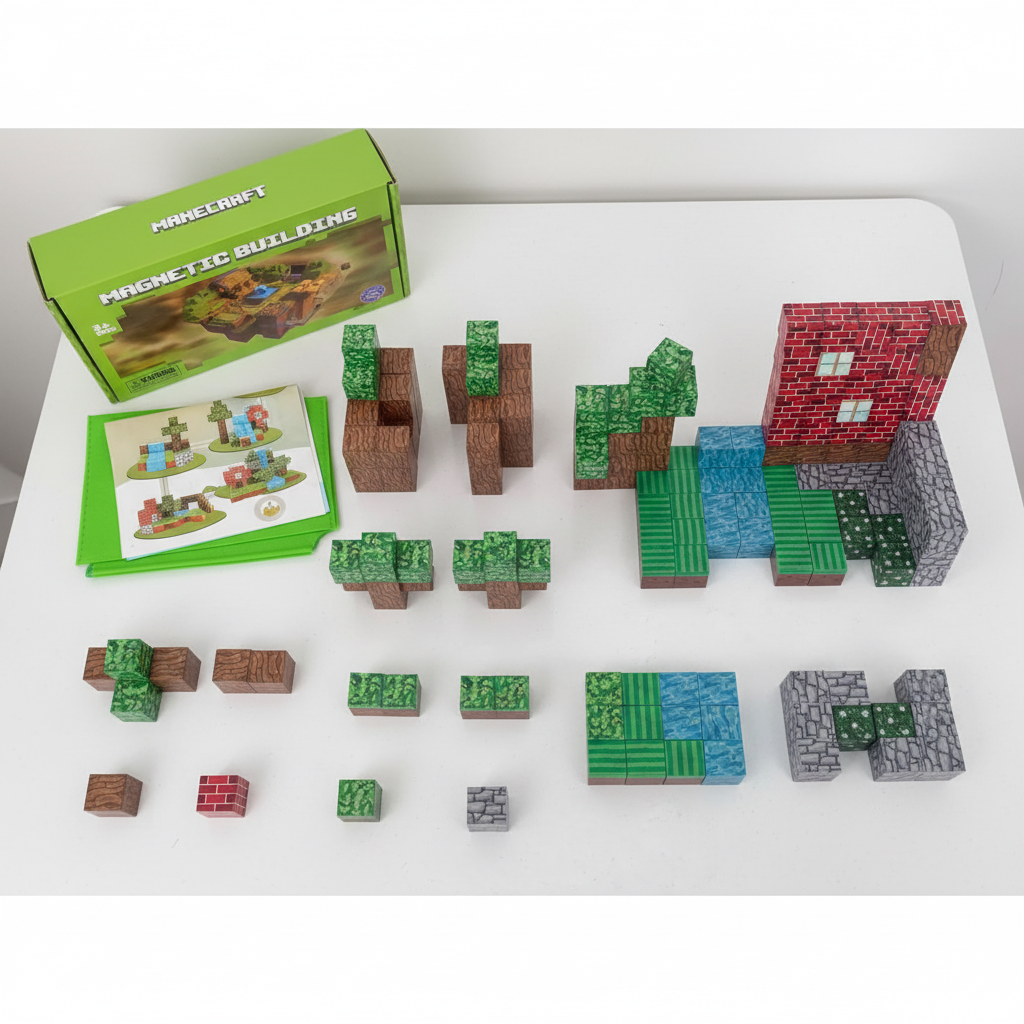 Minecraft Manyetik Bloklar - Tüm Parçalar