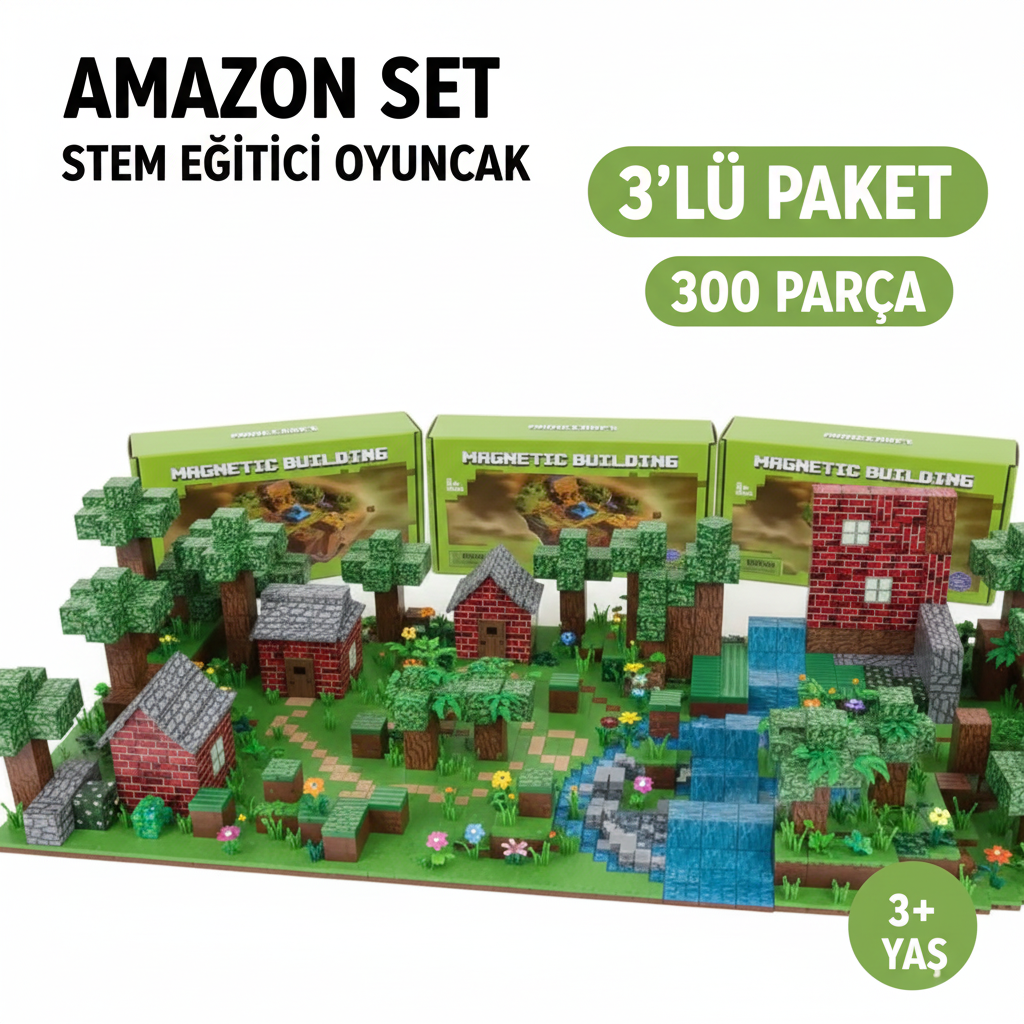 Amazon Set 3'lü Paket - 300 Parça