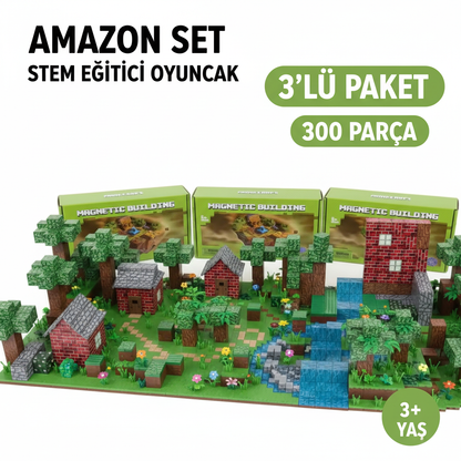 Amazon Set 3'lü Paket - 300 Parça