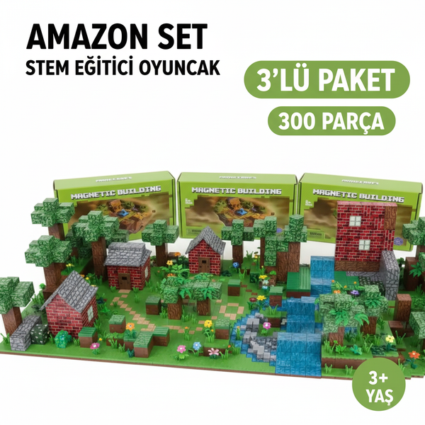 Amazon Set 3'lü Paket - 300 Parça