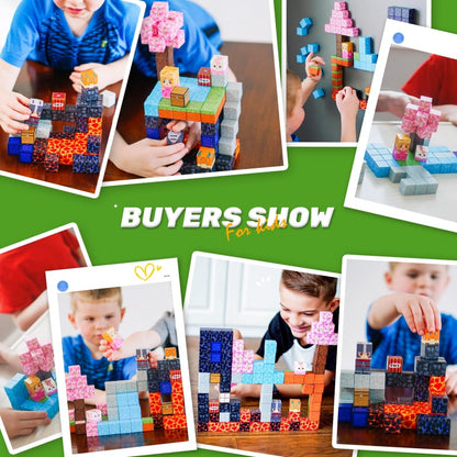 Blocs de construction magnétiques – Ensemble Magic Portal (100 pièces)