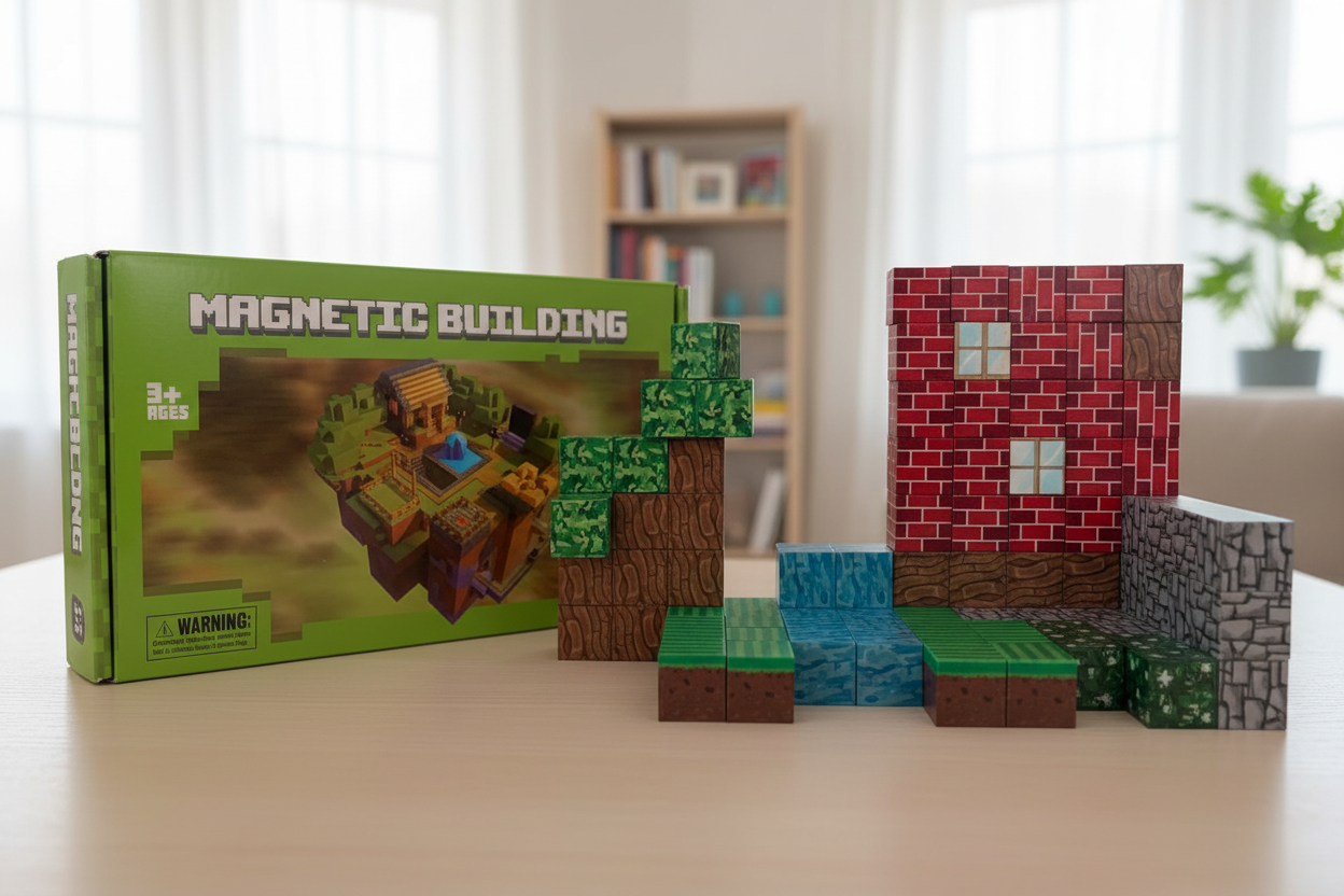 Minecraft Manyetik Yapı Blokları | STEM Oyuncak | Rorotoys